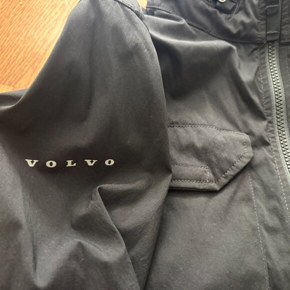 Mens North Face Volvo Lightweight Hooded Windwall Nylon Black Jacket Large - Picture 4 of 10